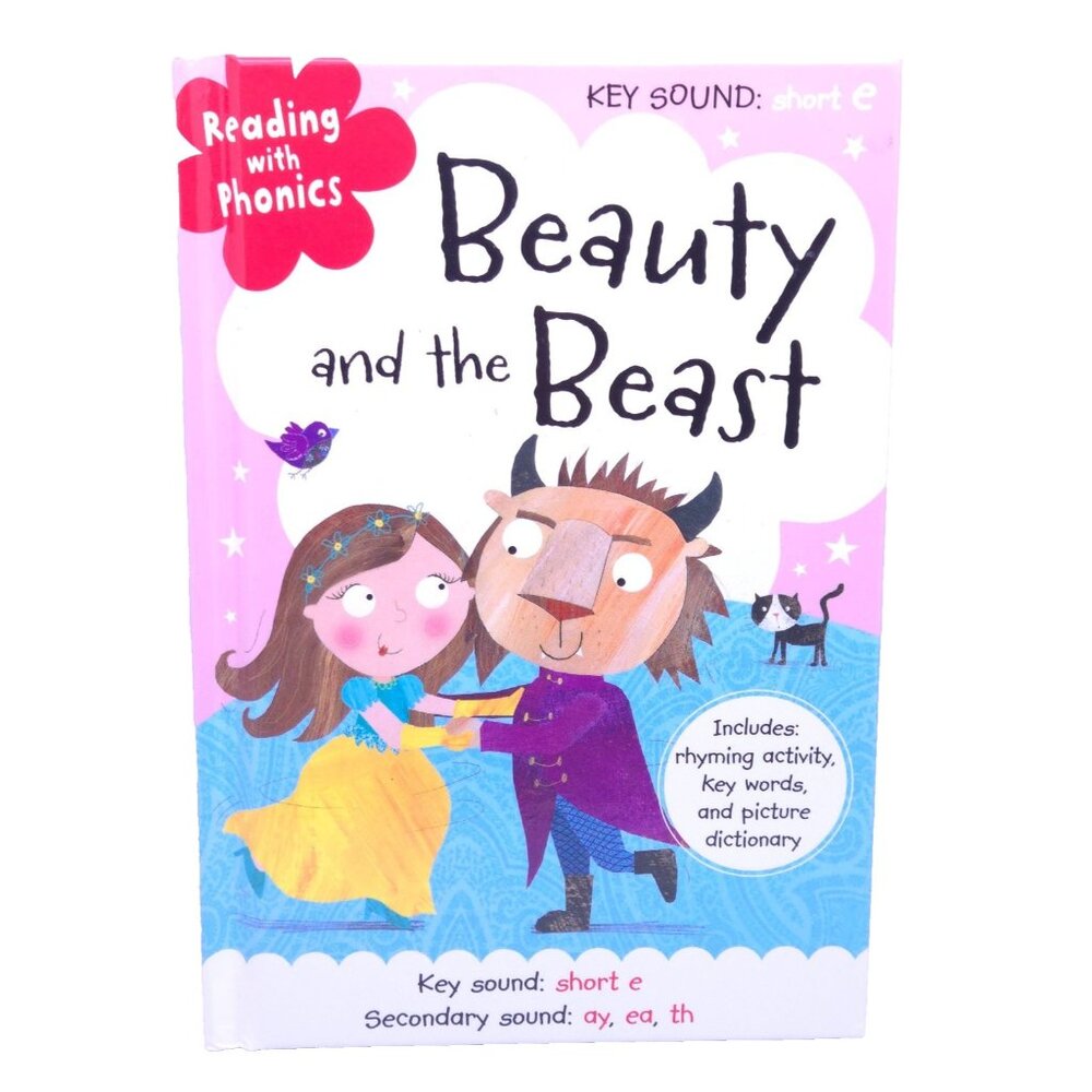 Disney Beauty and the Beast Reading with Phonics Children’s Beginner Book